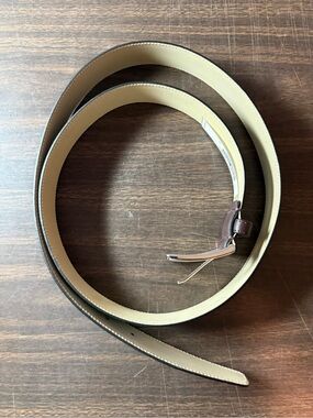 New Men’s Brooks Brothers Size 44 Brown Leather Belt Made in Italy $98